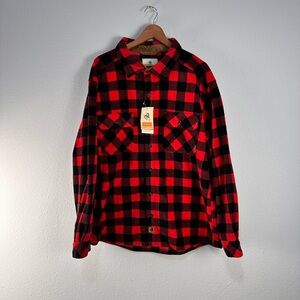 Legendary Whitetails Navigator Fleece Shirt‎ Sz XL